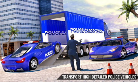 美国警车3D运输