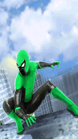 绿色绳索蜘蛛侠正版