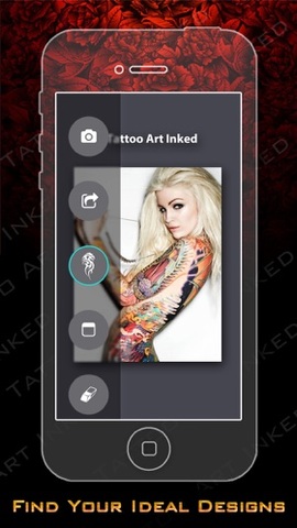 纹身p图软件免费图片