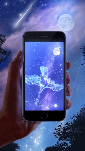 手机对着天空辨认星座app